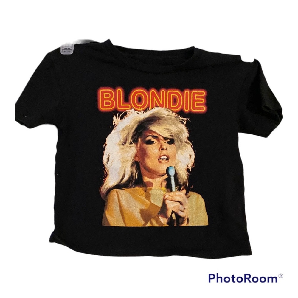 Blondie replica vintage concert tee for kids. Child size 5-6. Like new no tags.